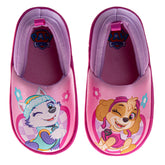 Paw Patrol Girls Slippers  Skye & Everest Plush Warm Soft Aline Comfy Lightweight House Shoes (5-10 Toddler)